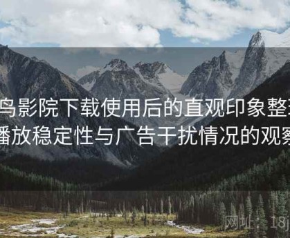蜂鸟影院下载使用后的直观印象整理：播放稳定性与广告干扰情况的观察