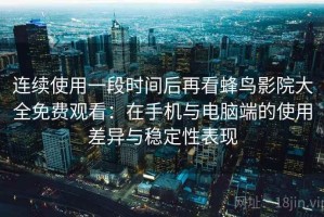 连续使用一段时间后再看蜂鸟影院大全免费观看：在手机与电脑端的使用差异与稳定性表现