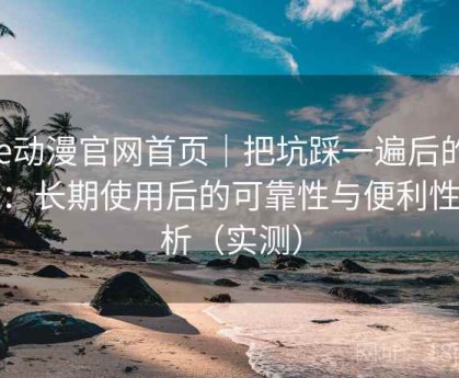age动漫官网首页｜把坑踩一遍后的总结：长期使用后的可靠性与便利性分析（实测）