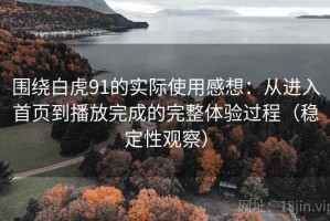 围绕白虎91的实际使用感想：从进入首页到播放完成的完整体验过程（稳定性观察）