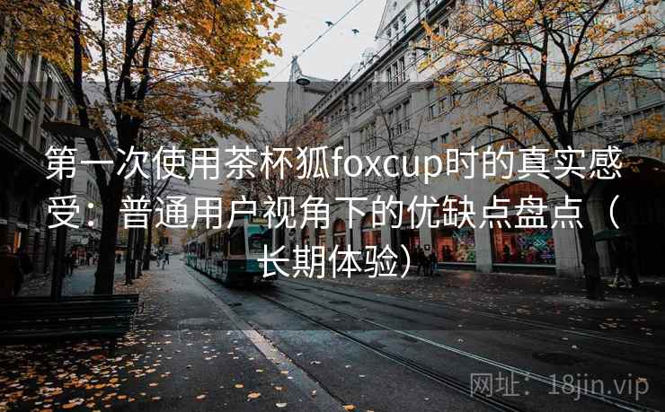 第一次使用茶杯狐foxcup时的真实感受：普通用户视角下的优缺点盘点（长期体验）