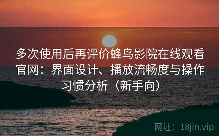 多次使用后再评价蜂鸟影院在线观看官网：界面设计、播放流畅度与操作习惯分析（新手向）