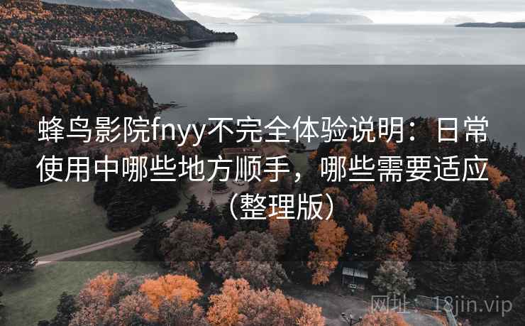 蜂鸟影院fnyy不完全体验说明：日常使用中哪些地方顺手，哪些需要适应（整理版）