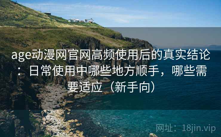 age动漫网官网高频使用后的真实结论：日常使用中哪些地方顺手，哪些需要适应（新手向）
